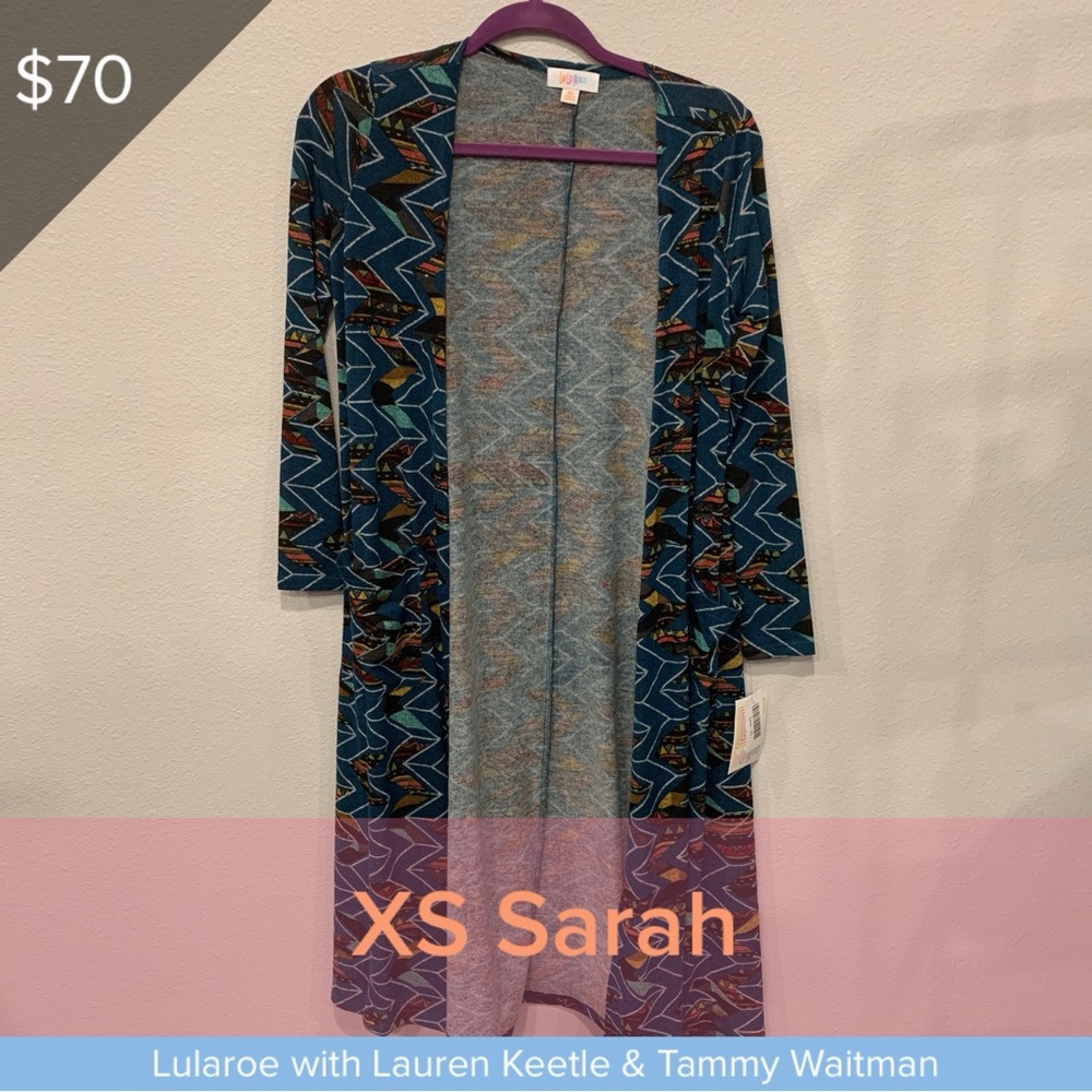LuLaRoe Women's Multicolor Patterned Cardigan